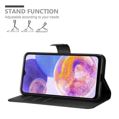 Samsung Galaxy A23 4G Plånboksfodral Skal (Svart)