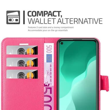 Huawei NOVA 7 SE Plånboksfodral Skal (Rosa)