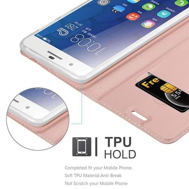 Honor 6 PLUS Fodral Skal Case (Rosa)