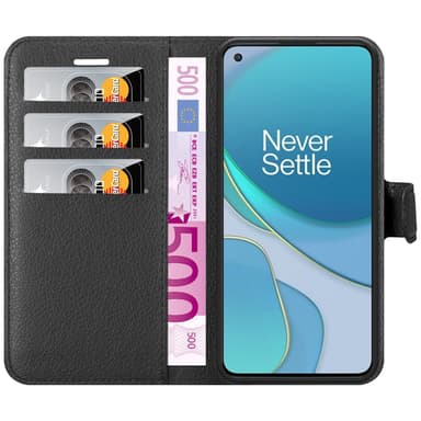 OnePlus 8T Plånboksfodral Skal (Svart)