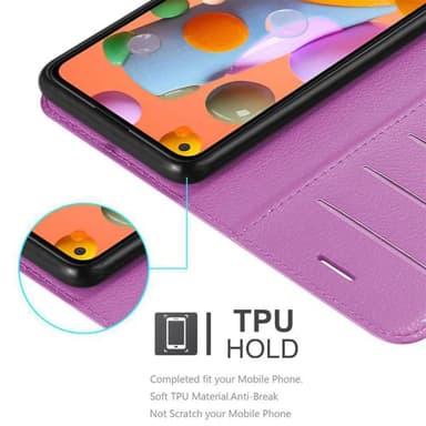 Samsung Galaxy A11 / M11 Plånboksfodral Skal (Lila)