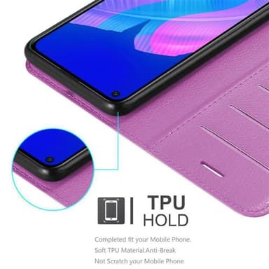 Huawei P40 LITE E Plånboksfodral Skal (Lila)