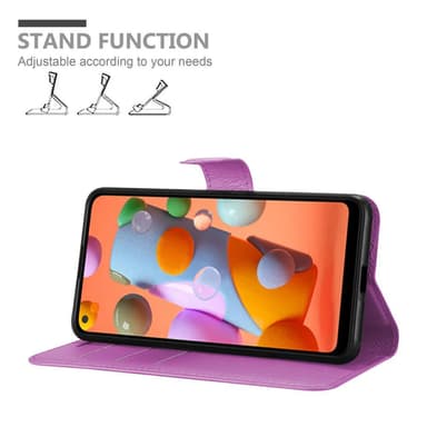 Samsung Galaxy A11 / M11 Plånboksfodral Skal (Lila)