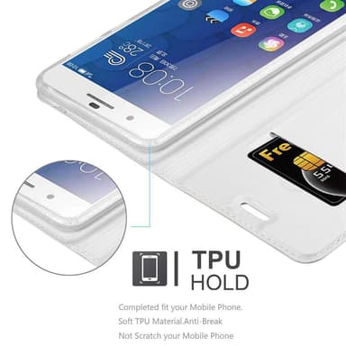 Honor 6 PLUS Fodral Skal Case (Silver)