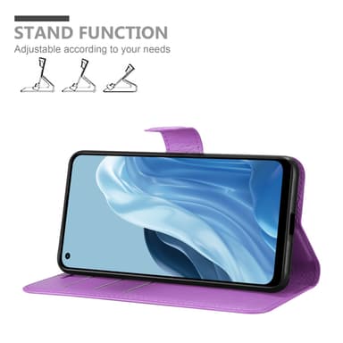Realme 7 5G Plånboksfodral Skal (Lila)