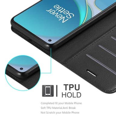 OnePlus 8T Plånboksfodral Skal (Svart)