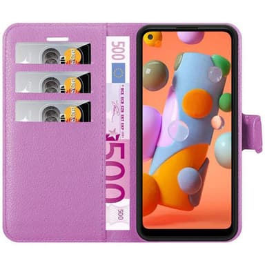Samsung Galaxy A11 / M11 Plånboksfodral Skal (Lila)