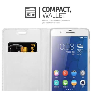 Honor 6 PLUS Fodral Skal Case (Silver)