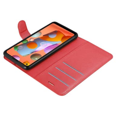 Samsung Galaxy A11 / M11 Plånboksfodral Skal (Röd)