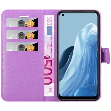 Realme 7 5G Plånboksfodral Skal (Lila)