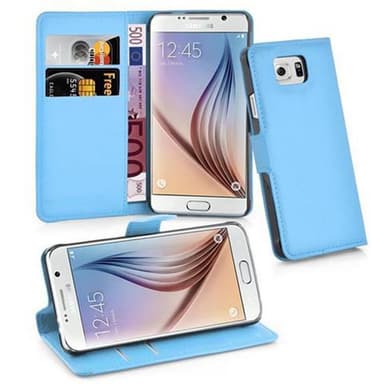 Samsung Galaxy S6 Plånboksfodral Skal (Blå)
