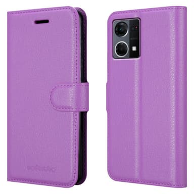 Realme 7 5G Plånboksfodral Skal (Lila)
