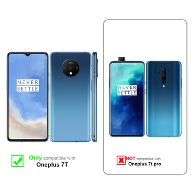 OnePlus 7T Plånboksfodral Skal (Röd)