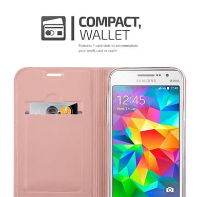 Samsung Galaxy GRAND PRIME Fodral Skal Case (Rosa)