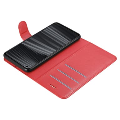 Realme GT 2 PRO Plånboksfodral Skal (Röd)