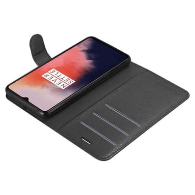 OnePlus 7T Plånboksfodral Skal (Svart)