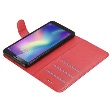 ZTE Blade A5 2019 Plånboksfodral Skal (Röd)