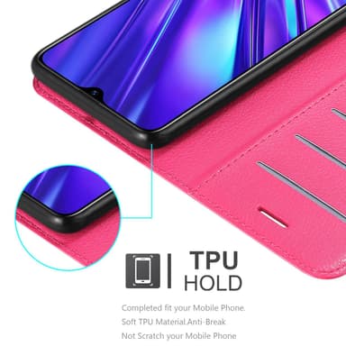 Realme 5 / 5i / 6i / C3 Plånboksfodral Skal (Rosa)