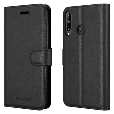 Huawei P40 LITE E Plånboksfodral Skal (Svart)