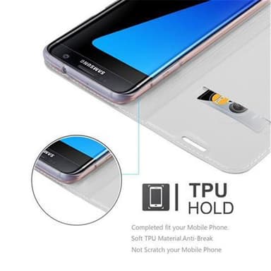 Samsung Galaxy S7 EDGE Fodral Skal Case (Silver)