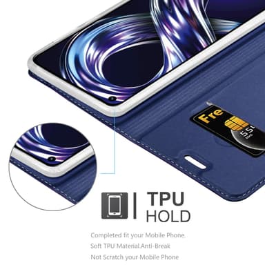 Realme 8i / Narzo 50 4G Fodral Skal Case (Blå)
