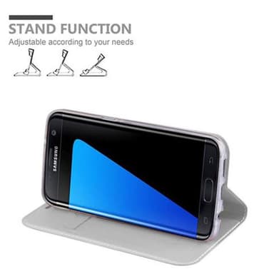 Samsung Galaxy S7 EDGE Fodral Skal Case (Silver)