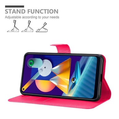 Samsung Galaxy A11 / M11 Plånboksfodral Skal (Rosa)