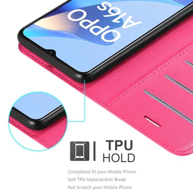Oppo A16s / A54s Plånboksfodral Skal (Rosa)