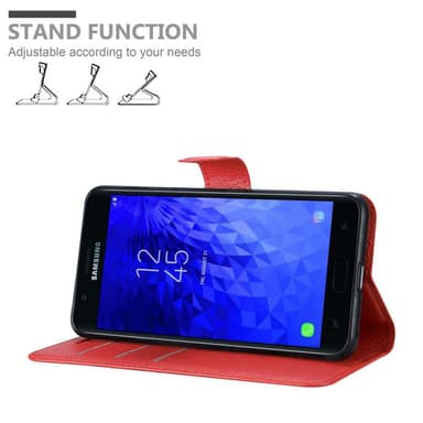 Samsung Galaxy J7 2018 Plånboksfodral Skal (Röd)