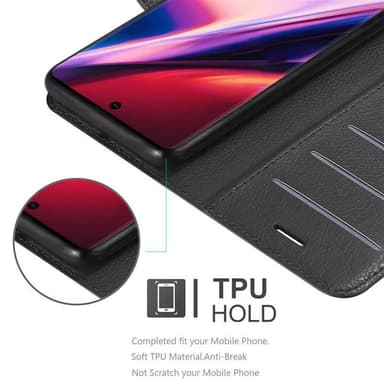 Samsung Galaxy NOTE 10 Plånboksfodral Skal (Svart)