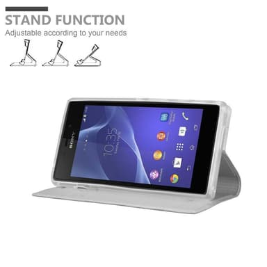 Sony Xperia M2 / M2 AQUA Fodral Skal Case (Silver)