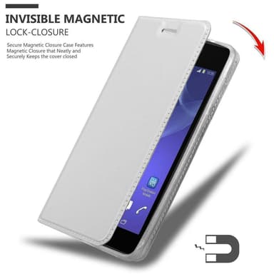Sony Xperia M2 / M2 AQUA Fodral Skal Case (Silver)