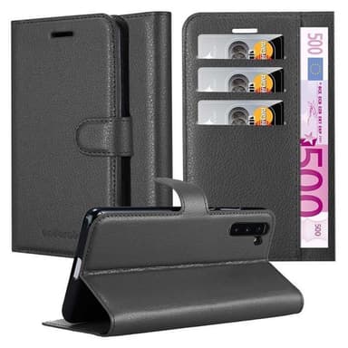 Samsung Galaxy NOTE 10 Plånboksfodral Skal (Svart)