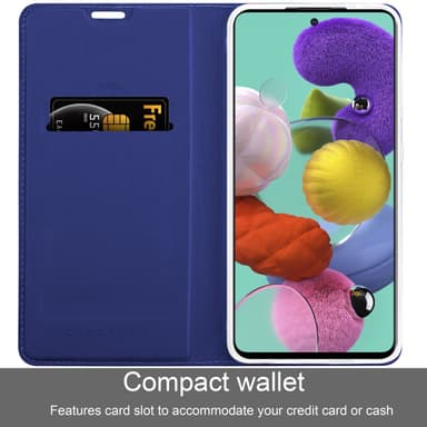 Samsung Galaxy A51 5G Fodral Skal Case (Blå)