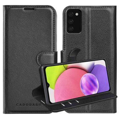 Samsung Galaxy A03s Plånboksfodral Skal (Svart)