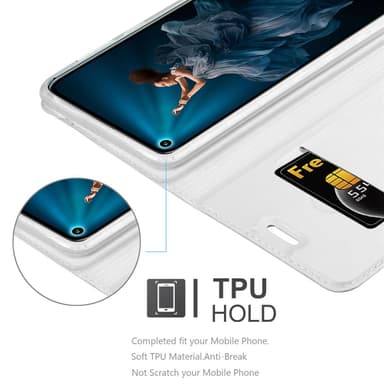 Honor 20 PRO Fodral Skal Case (Silver)
