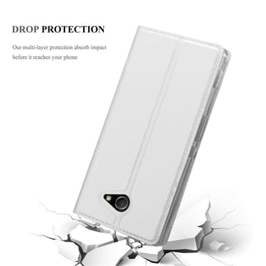 Sony Xperia M2 / M2 AQUA Fodral Skal Case (Silver)