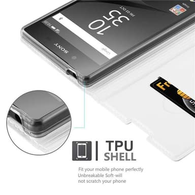 Sony Xperia Z5 Fodral Skal Case (Silver)