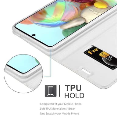 Samsung Galaxy A71 4G Fodral Skal Case (Silver)