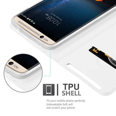 ZTE Axon 7 Fodral Skal Case (Silver)