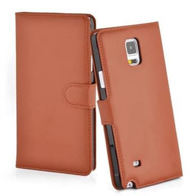 Samsung Galaxy NOTE 4 Plånboksfodral Skal (Brun)
