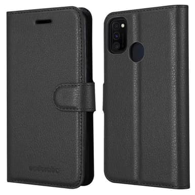 Samsung Galaxy M21 / M30s Plånboksfodral Skal (Svart)
