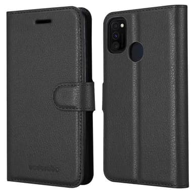Samsung Galaxy M21 / M30s Plånboksfodral Skal (Svart)