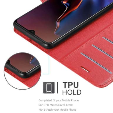 OnePlus 7 Plånboksfodral Skal (Röd)