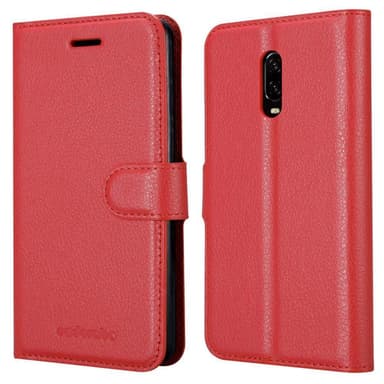 OnePlus 7 Plånboksfodral Skal (Röd)