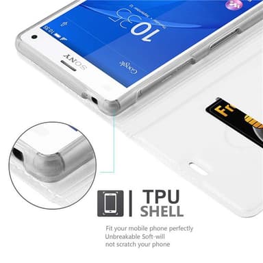 Sony Xperia Z3 Fodral Skal Case (Silver)