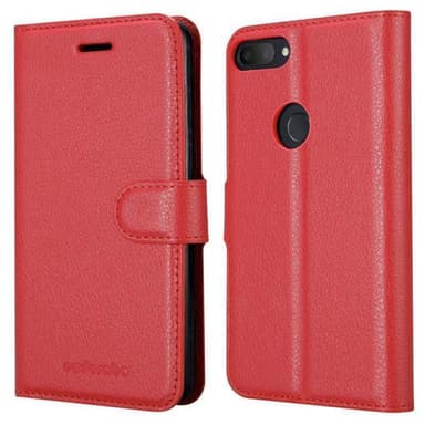 Alcatel 1S 2019 Plånboksfodral Skal (Röd)