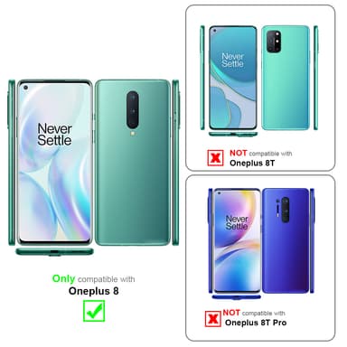 OnePlus 8 Plånboksfodral Skal (Rosa)