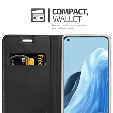 Oppo FIND X5 LITE / Reno7 5G Fodral Skal Case (Svart)