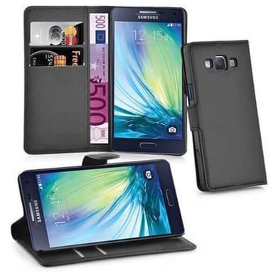Samsung Galaxy A3 2015 Plånboksfodral Skal (Svart)